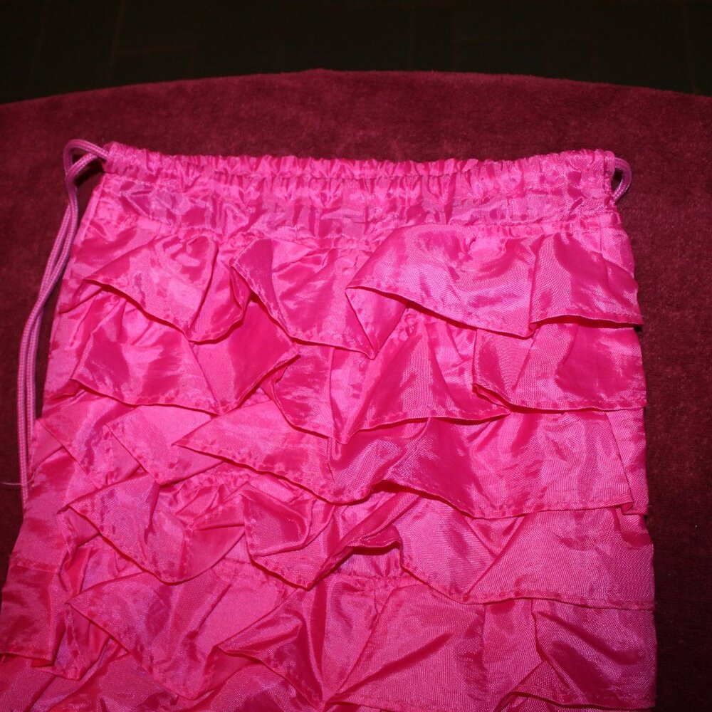 Thirty One Ruffled Cinch Bag Pink - Picture 5 of 5